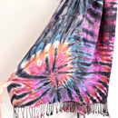Tie Dye Fringe Hem Scarf-6