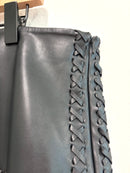 Fringe Faux Leather Skirt-2