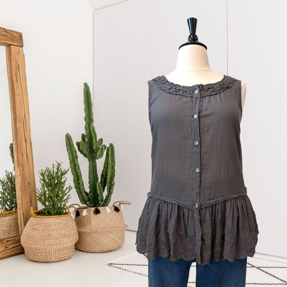 Ruffle Hem Tunic
