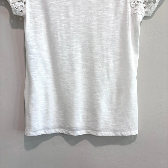 Short Sleeve Lace Tee