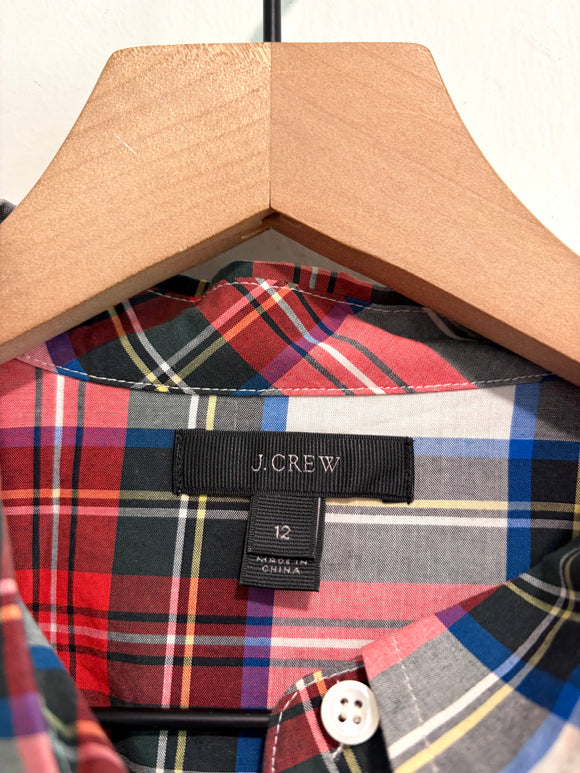 Plaid Long Sleeve Button Down Shirt