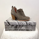 Snakeskin Embossed Booties-2
