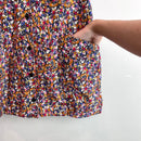 Floral Collared Button Down Mini Dress-6