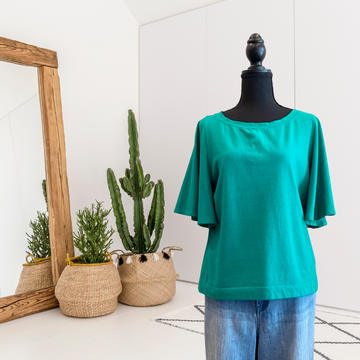 Ruffle Short Sleeve Tee
