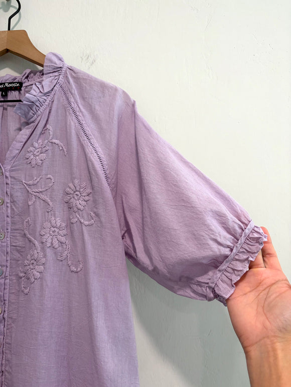 Floral Embroidered Top