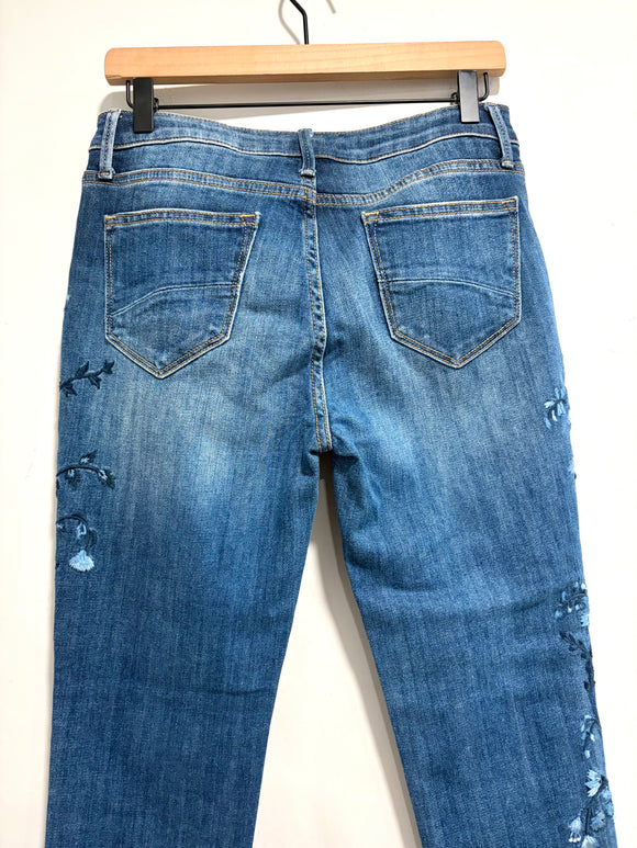 Floral High Rise Jeans