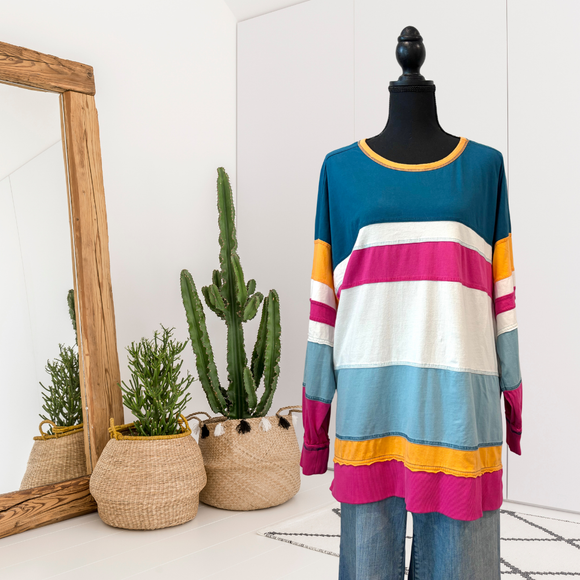 Striped Oversized Tee