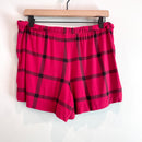 Plaid Tassel Pajama Shorts-6
