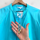 V-Neck Tie 3/4 Sleeve Top-3