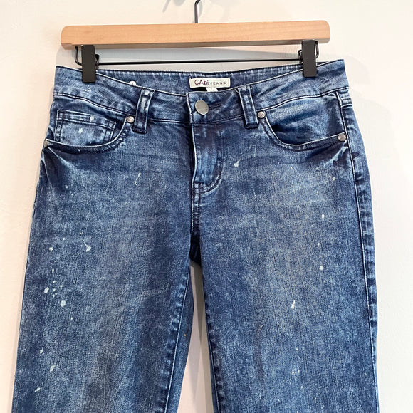 Bleach Splatter Skinny Jeans