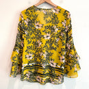 Floral Bell Sleeve Top-9