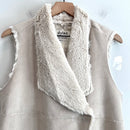 Faux Fur Lined Vest Jacket-3