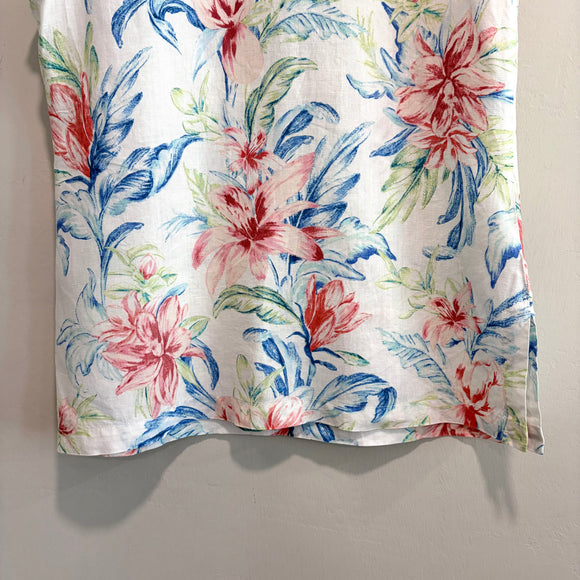 Floral Linen Top
