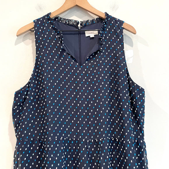 Swiss Dot Sleeveless Dress