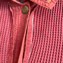 Waffle Knit Button Down Shirt-8