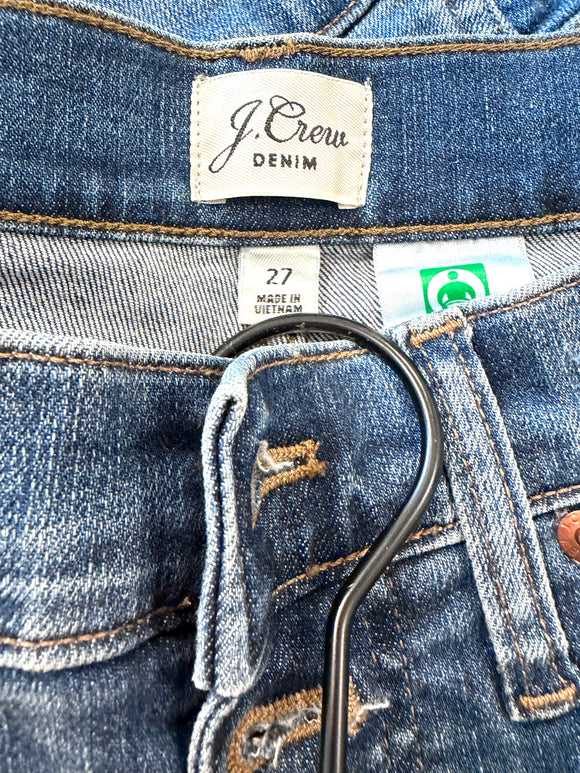 Buttonfly Cut Off Jeans