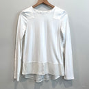 Silk Trim Long Sleeve Top-2