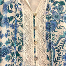 Floral Tiered Linen Midi Dress-7