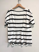 Striped Button Back Top-7