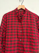 Plaid Ruffle Button Down Shirt-3