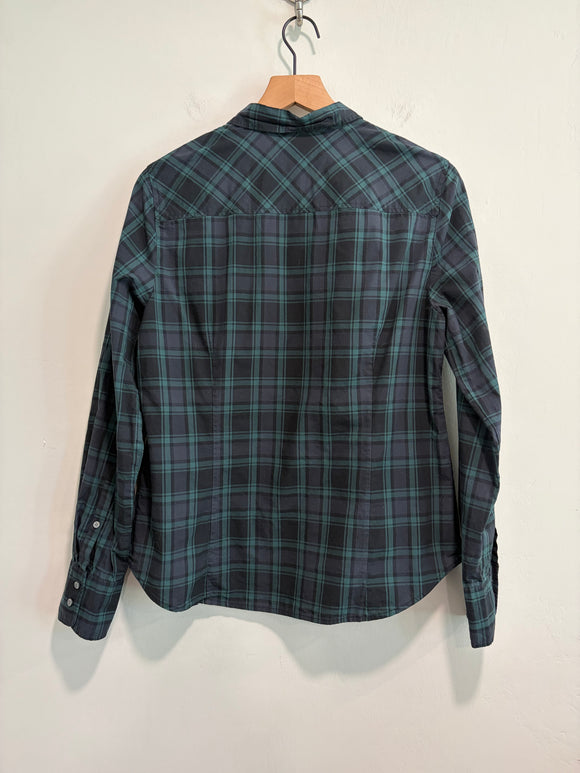 Club Collar Plaid Shirt