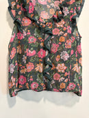 Floral Lace Ruffle Top-5