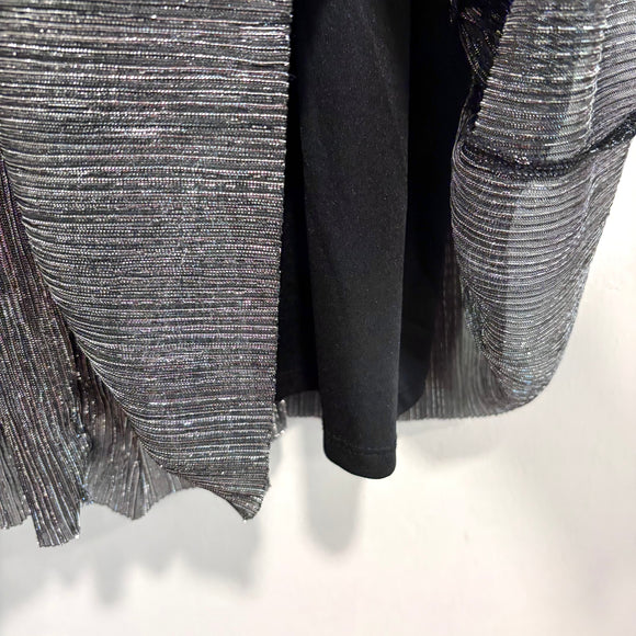 Metallic Long Sleeve Dress