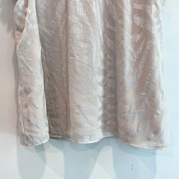 Ruffled Tie V-Neck Top