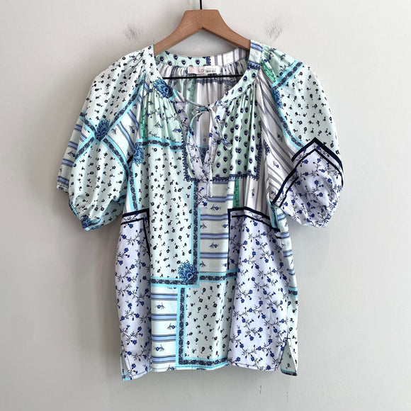 Floral Patchwork Top