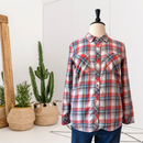 Plaid Button Down Shirt-1