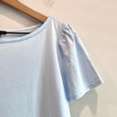 Ruffle Short Sleeve Lightweight Top-5