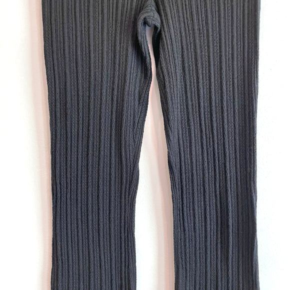 Pointelle Ribbed Knit Pants
