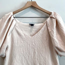 Puff Sleeve Crinkle Top-3