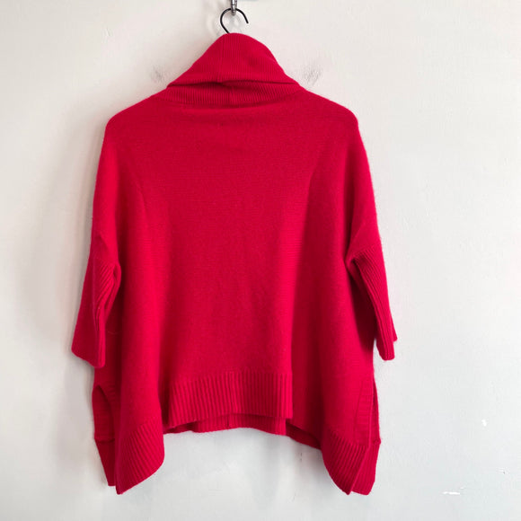 Cowl Turtleneck Cashmere Sweater