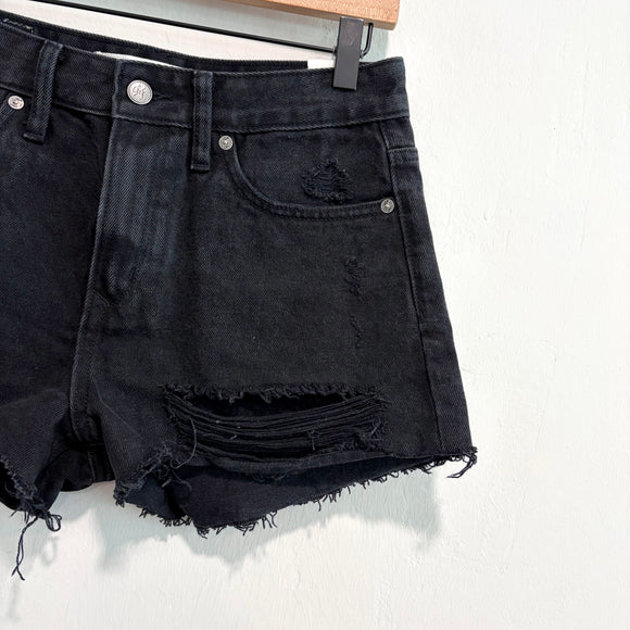 Distressed Jean Shorts