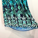 Patterned Stretch Shift Dress-5
