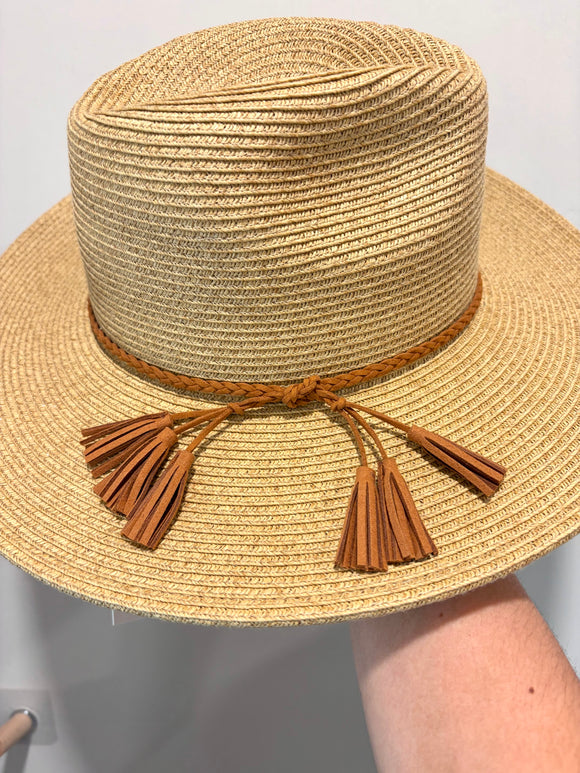 Straw Fedora Hat