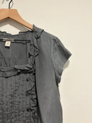 Ruffle Pleated Bib Top-6