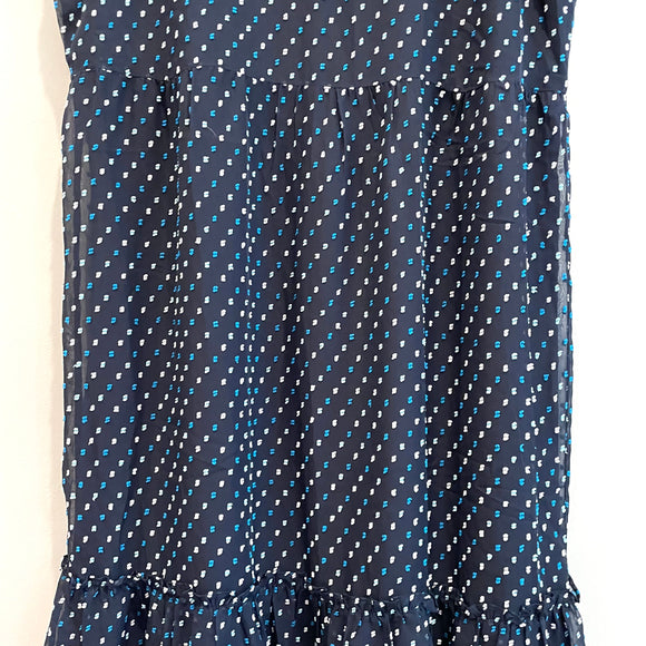 Swiss Dot Sleeveless Dress