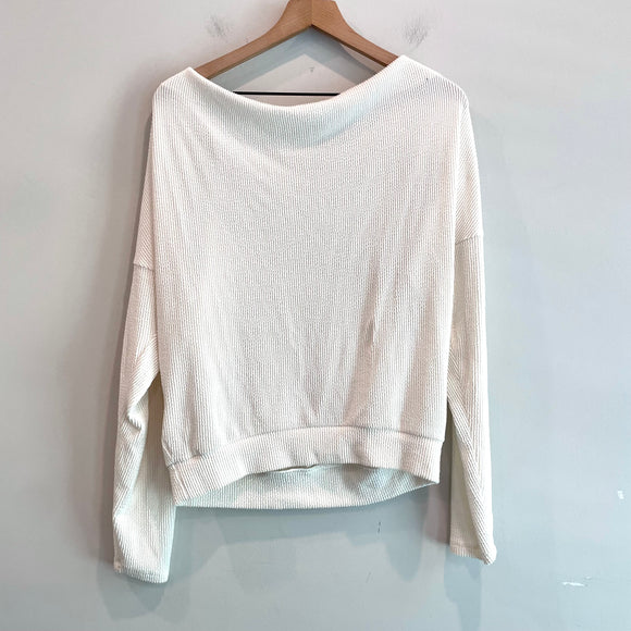 Textured Dolman Sleeve Top