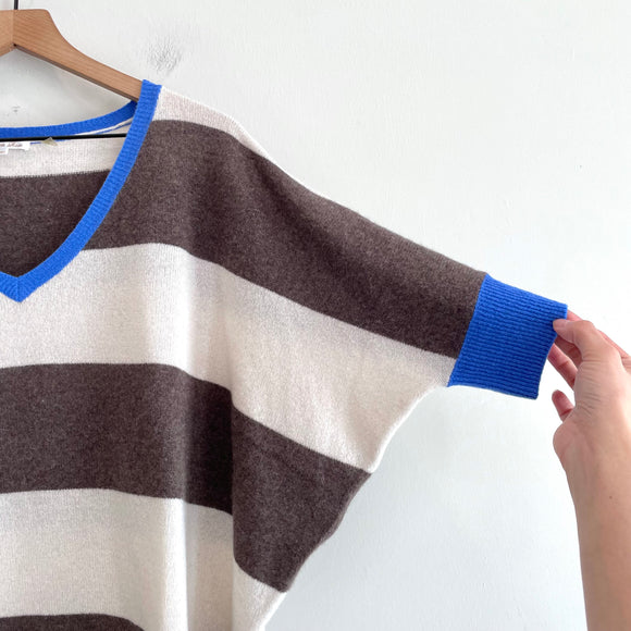 Striped Oversized Cashmere Sweater