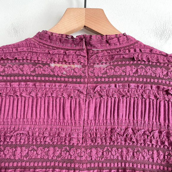 Long Sleeve Lace Top