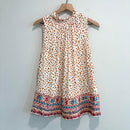 Embroidered Trim Sleeveless Top-2