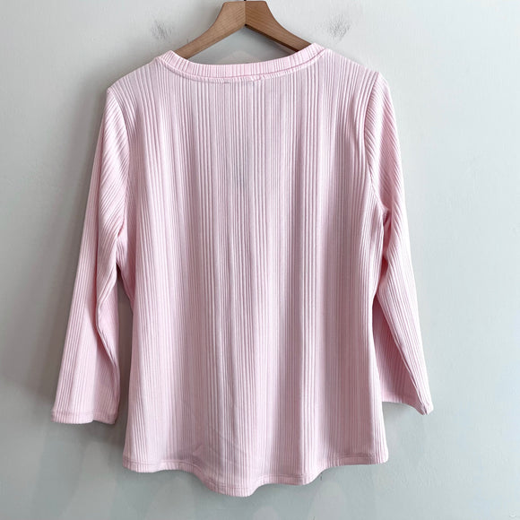 Ribbed Henley Top