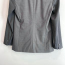 Leather Trim Blazer-11