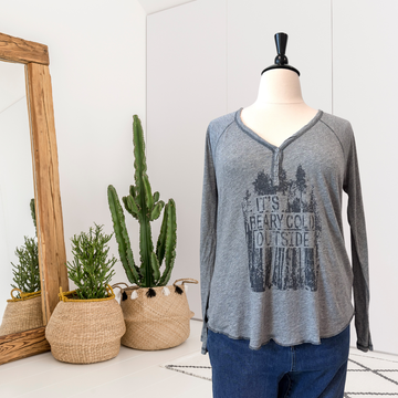 Beary Cold PJ Top