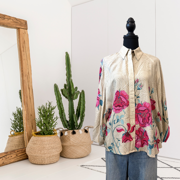 Floral Button Down Top