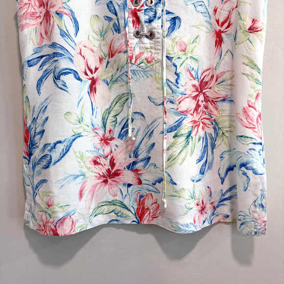 Floral Linen Top