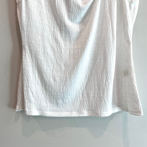 Side Tucked Cap Sleeve Top