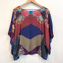 Color Block Floral Top-6